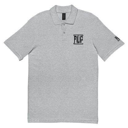 Polo piqué unisexe "Filip" gris