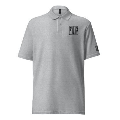 Polo piqué unisexe "Filip" gris