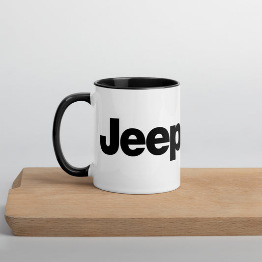 Mug Jeep avec Intérieur Coloré