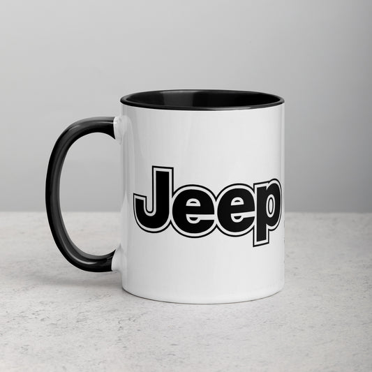 Mug Jeep avec Intérieur Coloré