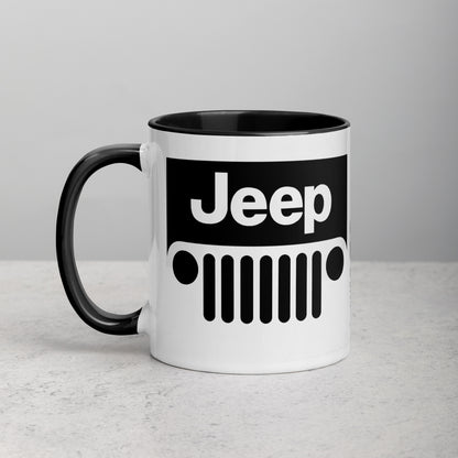 Mug Jeep avec calandre et Intérieur Coloré