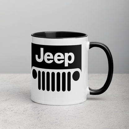 Mug Jeep avec calandre et Intérieur Coloré