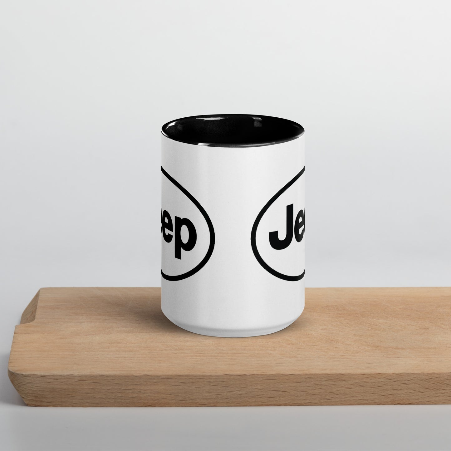 Mug Jeep avec Intérieur Coloré en noir