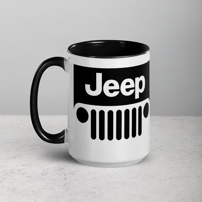 Mug Jeep avec calandre et Intérieur Coloré