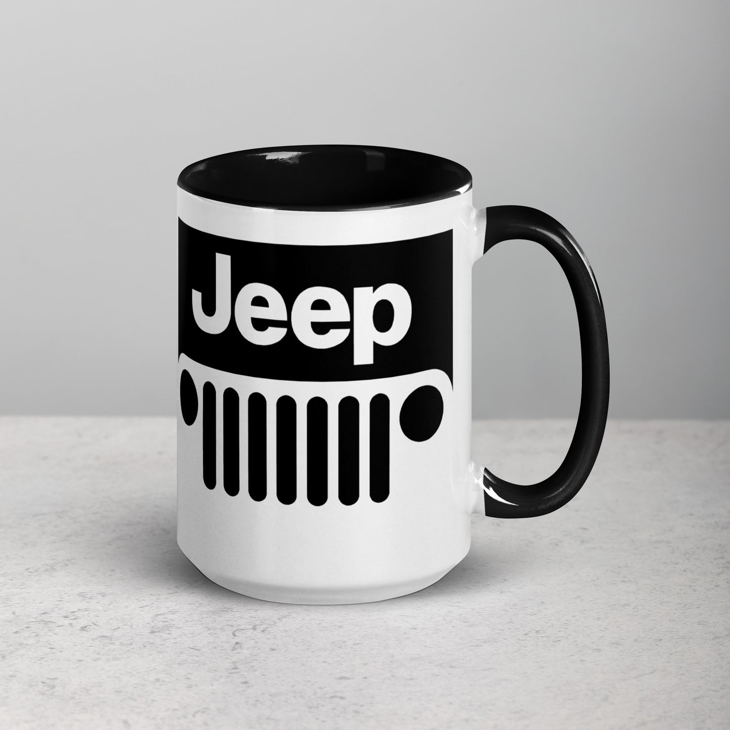 Mug Jeep avec calandre et Intérieur Coloré