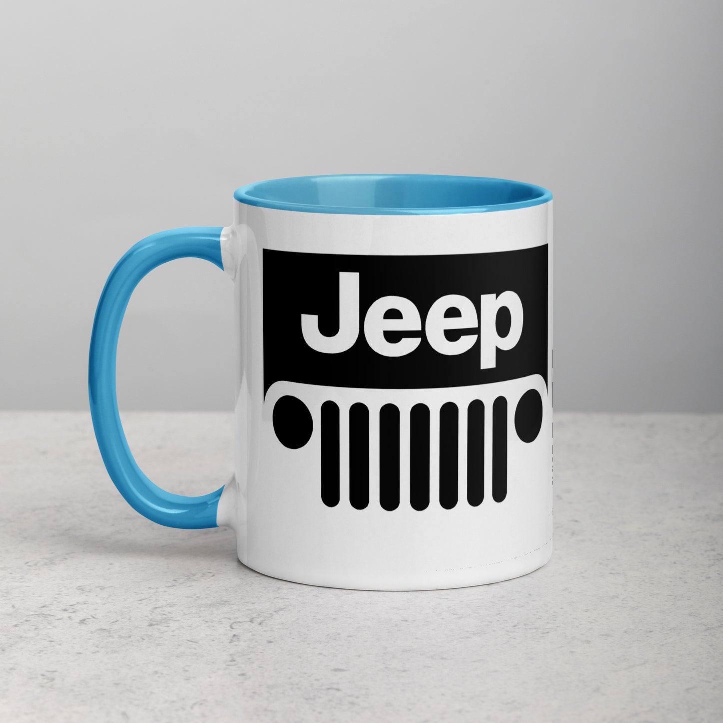 Mug Jeep avec calandre et Intérieur Coloré