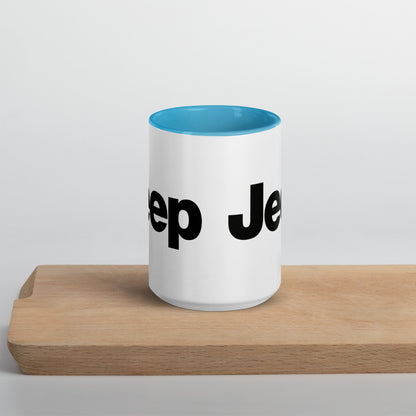 Mug Jeep avec Intérieur Coloré