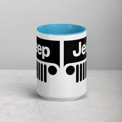 Mug Jeep avec calandre et Intérieur Coloré