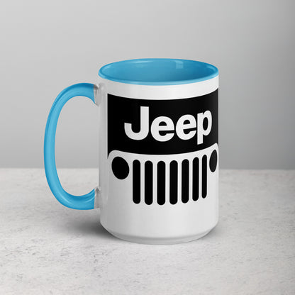 Mug Jeep avec calandre et Intérieur Coloré