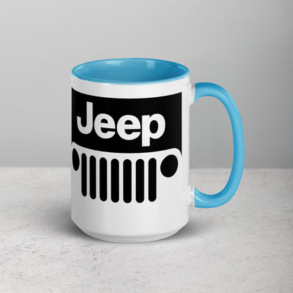 Mug Jeep avec calandre et Intérieur Coloré