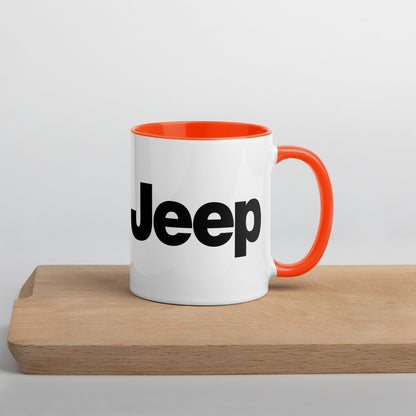 Mug Jeep avec Intérieur Coloré