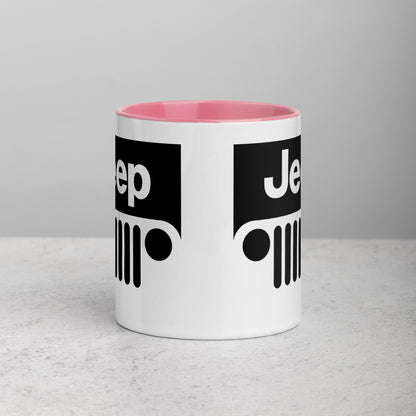 Mug Jeep avec calandre et Intérieur Coloré