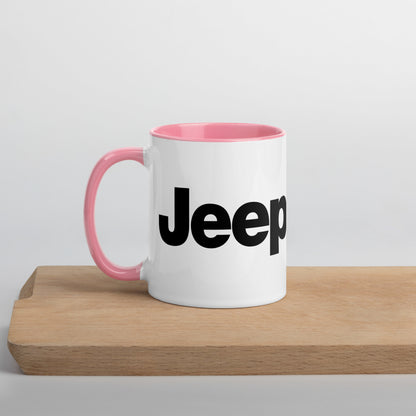 Mug Jeep avec Intérieur Coloré