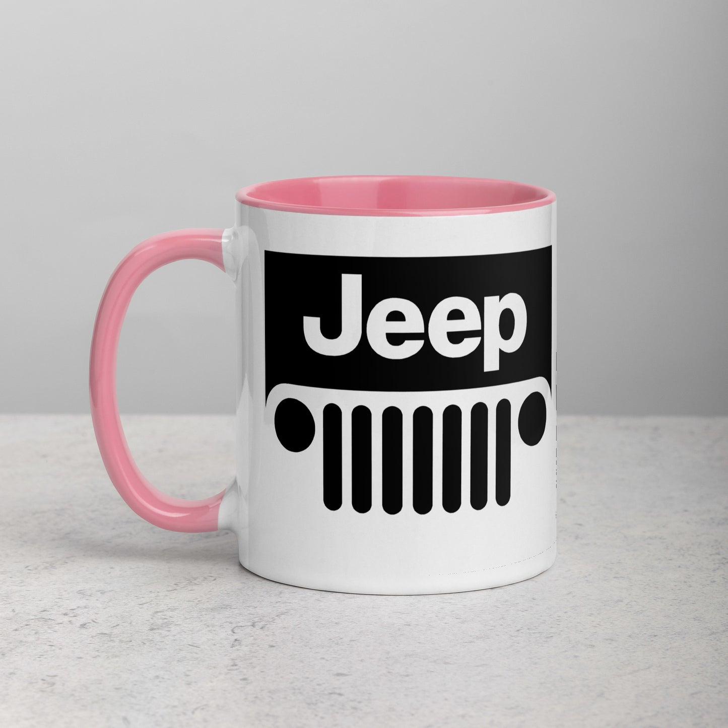 Mug Jeep avec calandre et Intérieur Coloré