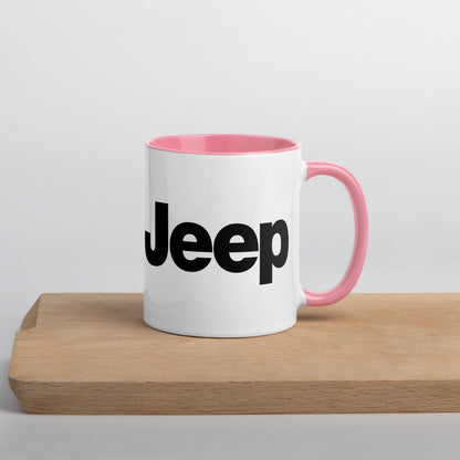 Mug Jeep avec Intérieur Coloré