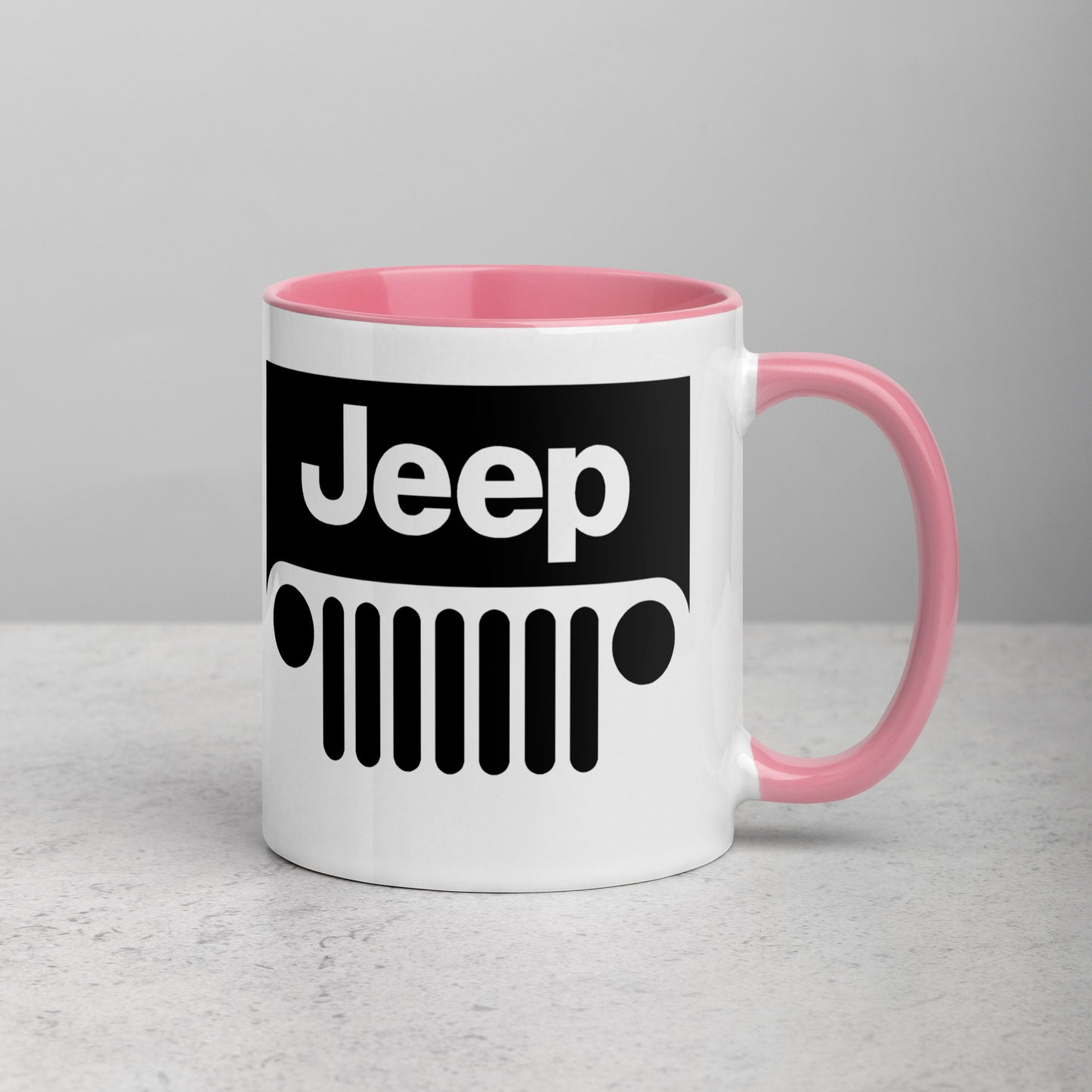 Mug Jeep avec calandre et Intérieur Coloré