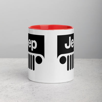 Mug Jeep avec calandre et Intérieur Coloré