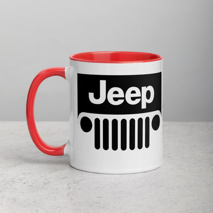 Mug Jeep avec calandre et Intérieur Coloré