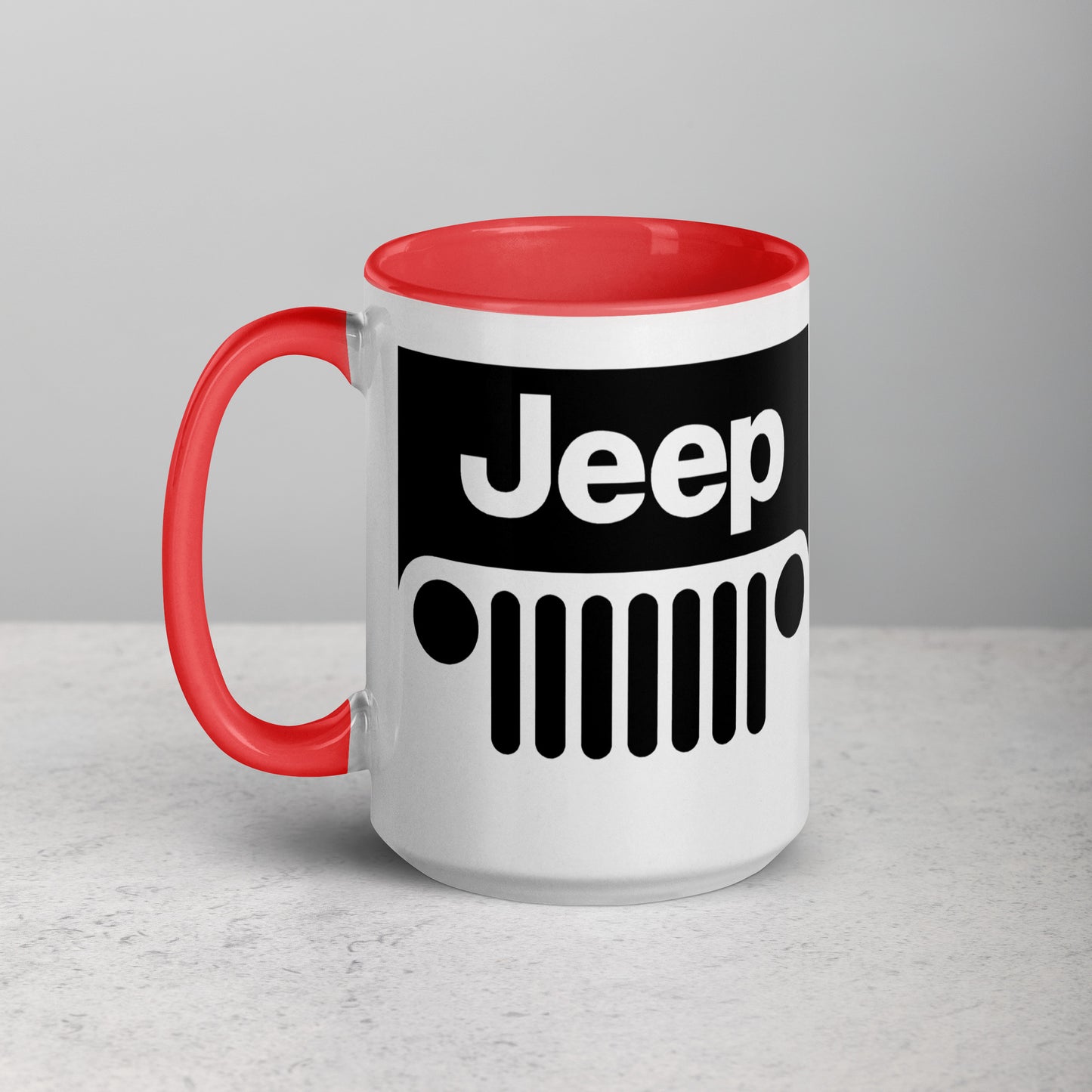 Mug Jeep avec calandre et Intérieur Coloré