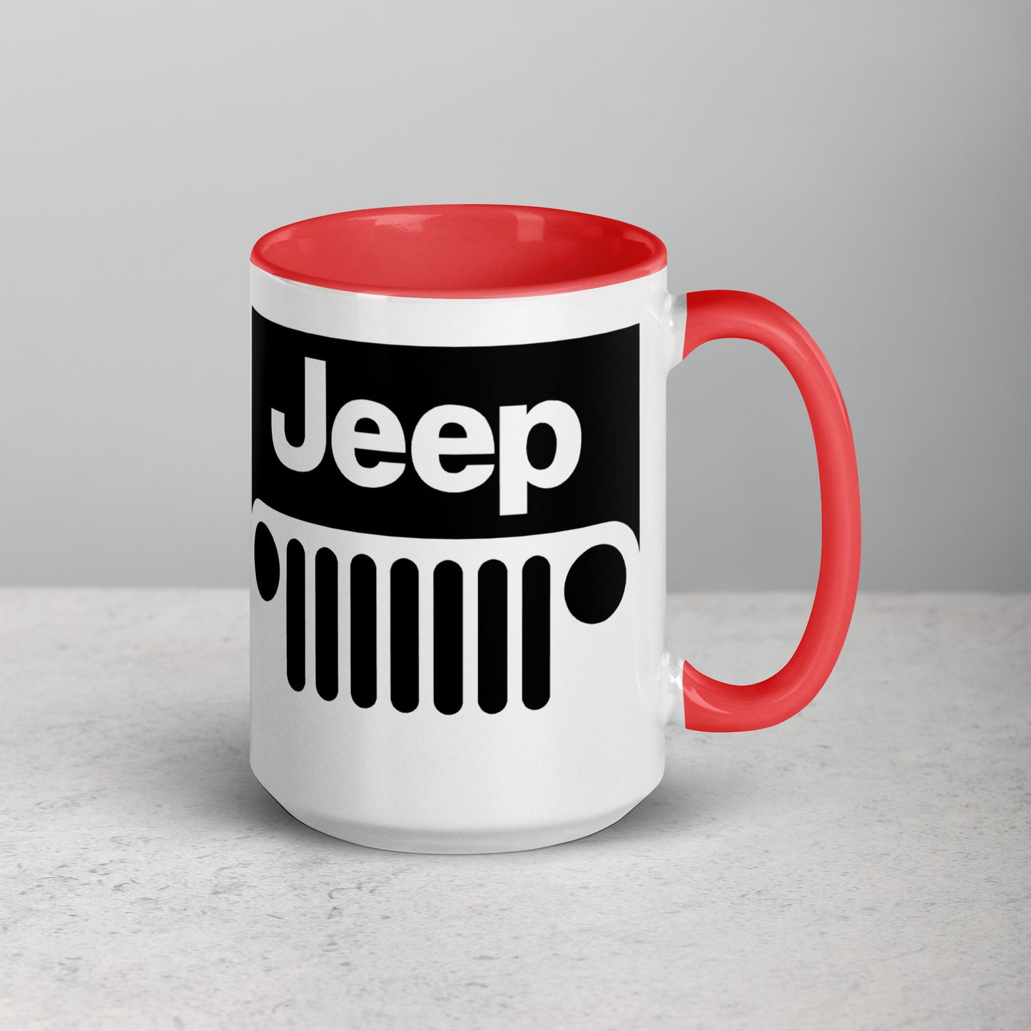 Mug Jeep avec calandre et Intérieur Coloré