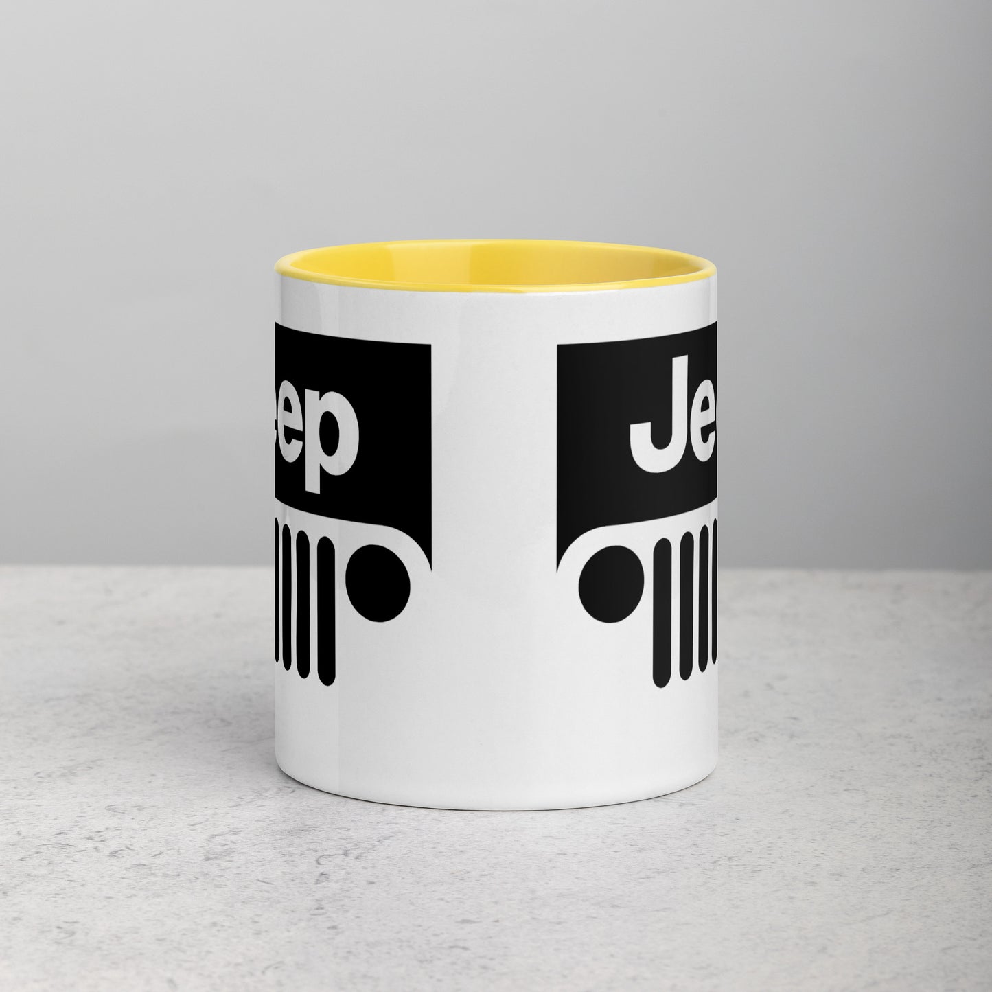 Mug Jeep avec calandre et Intérieur Coloré