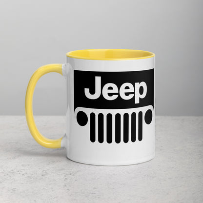 Mug Jeep avec calandre et Intérieur Coloré