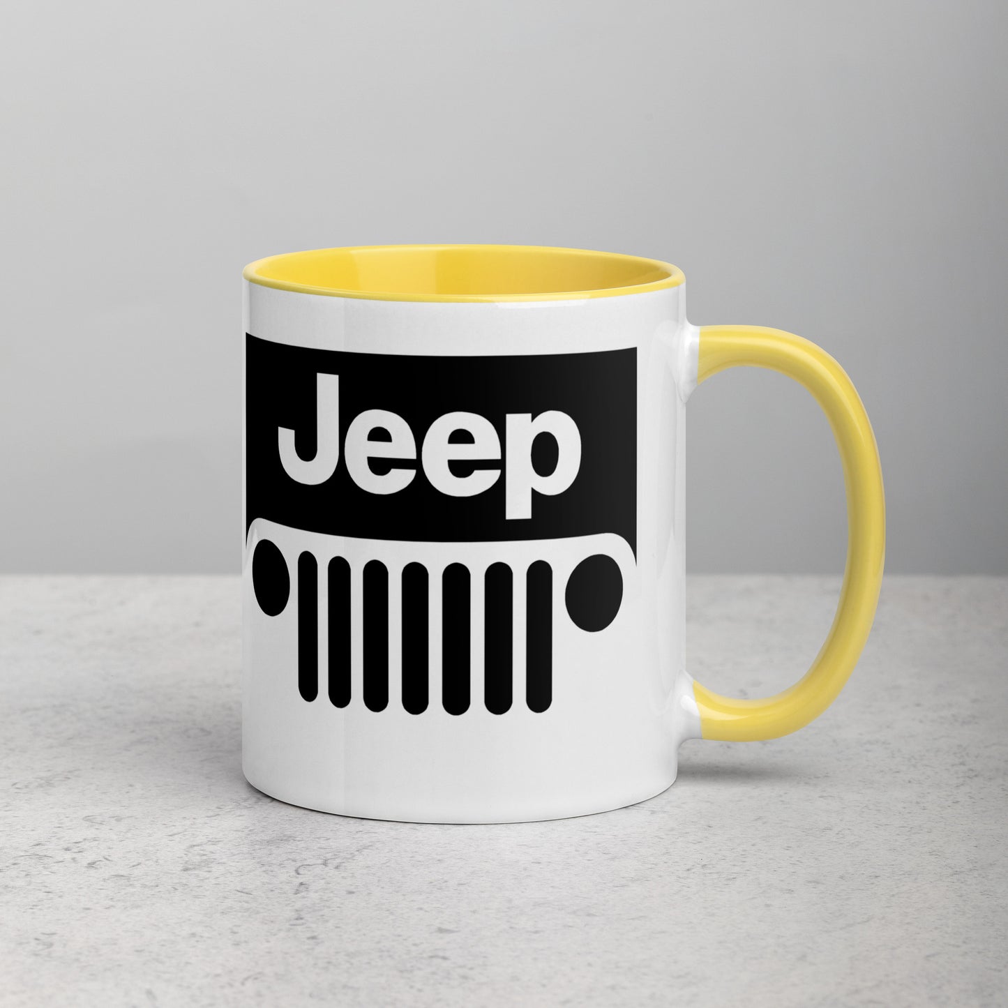 Mug Jeep avec calandre et Intérieur Coloré